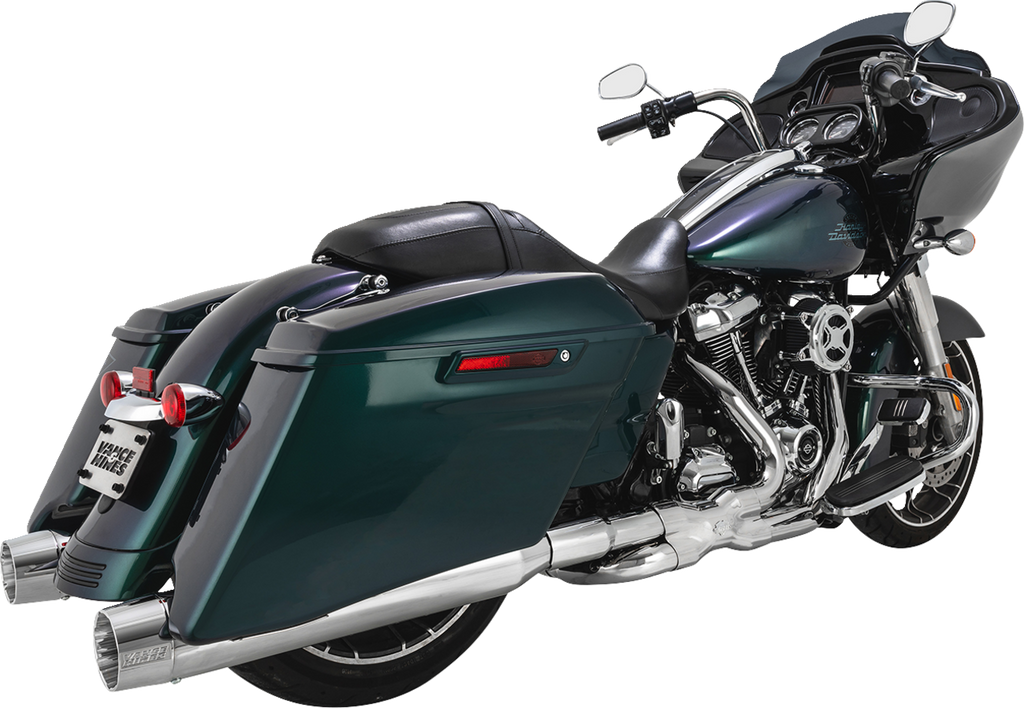 Vance & Hines Blackbird 450 Slip-On Mufflers - Chrome (Part #16792)