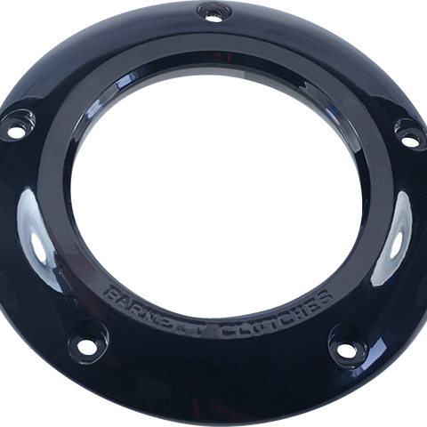 Barnett M8 Softail Derby Cover with Clear Window - Black or Chrome Finish