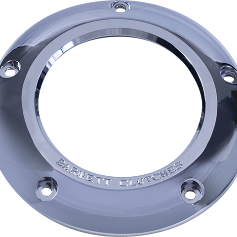 BARNETT Derby Cover - Clear Chrome for M8 Softail (Part #343-30-43018)