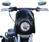 BURLY BRAND Outlaw Fairing - 5-3/4" Headlight - 35 mm - 49 mm Forks B10-0001 - Team Dream Rides