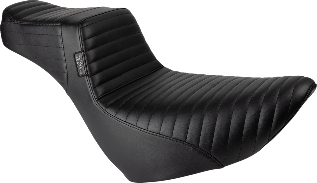 LE PERA Tailwhip Daddy Long Legs Low Rider Seat - Pleated - Black - FL/FX '18-'23 LYR-580DLPT - Team Dream Rides