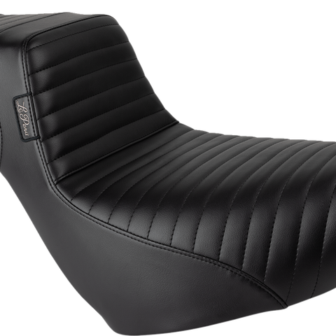 LE PERA Tailwhip Daddy Long Legs Low Rider Seat - Pleated Black - FL/FX '18-'23 LYR-580DLPT - Team Dream Rides