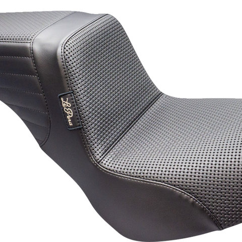 LE PERA Tailwhip Seat - Basketweave Black - FLSL/FXBB '18-'23 - Part LY-580BW - Team Dream Rides