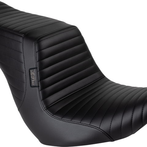 LE PERA Tailwhip Up Front Seat - Pleated - Black - FLSB/FXLR '18-'24 - Part Number LYRU-580PT - Team Dream Rides