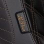 LE PERA Tailwhip Up Front Seat - Double Diamond with Chestnut Thread - Black - FLSB/FXLR '18-'24 - LYRU-580DD-CHET - Team Dream Rides
