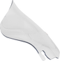 Klock Werks Flare Clear Windshield for 1996-2013 Harley-Davidson FLH, KWW-01-0701