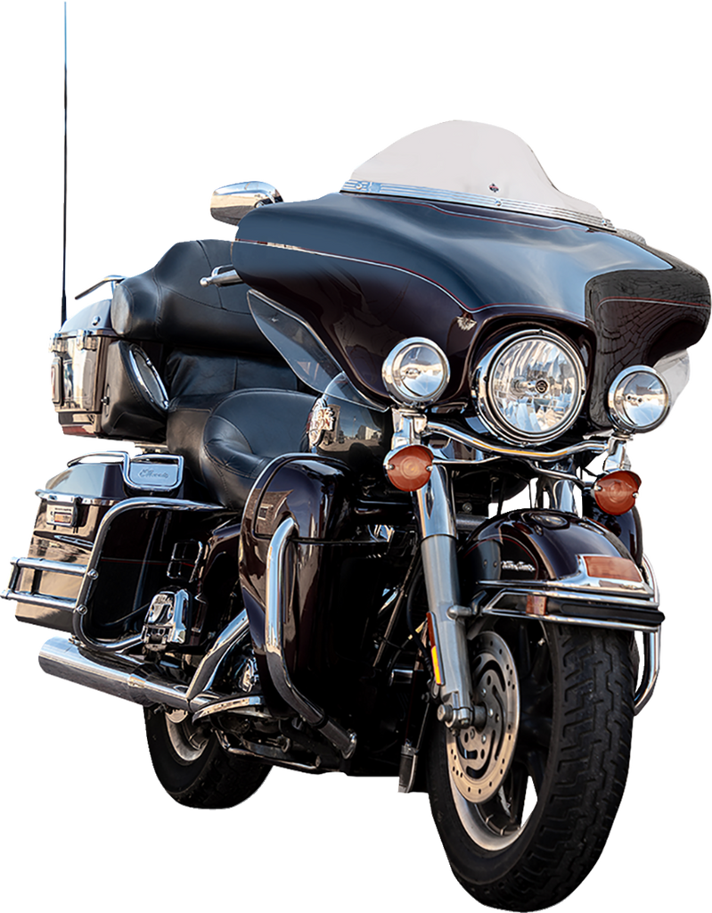 Klock Werks Flare Clear Windshield for 1996-2013 Harley-Davidson FLH, KWW-01-0701
