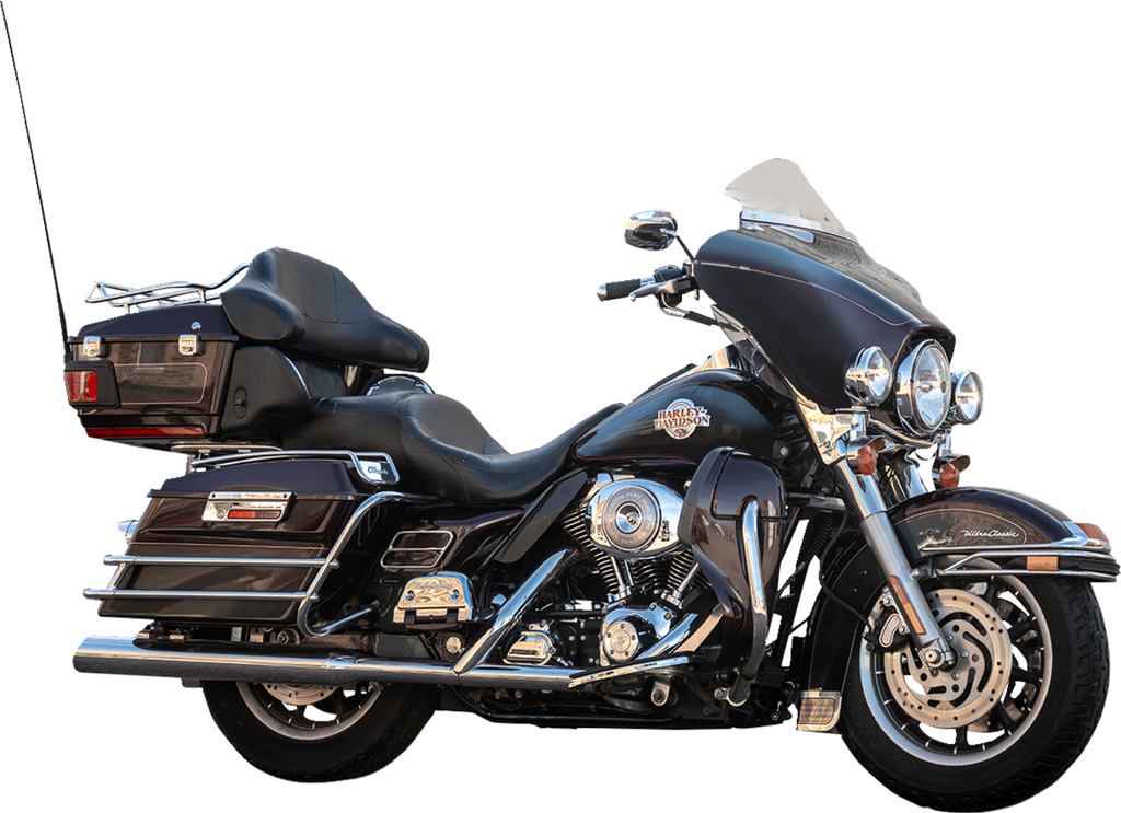 Klock Werks Flare Clear Windshield for 1996-2013 Harley-Davidson FLH, KWW-01-0701