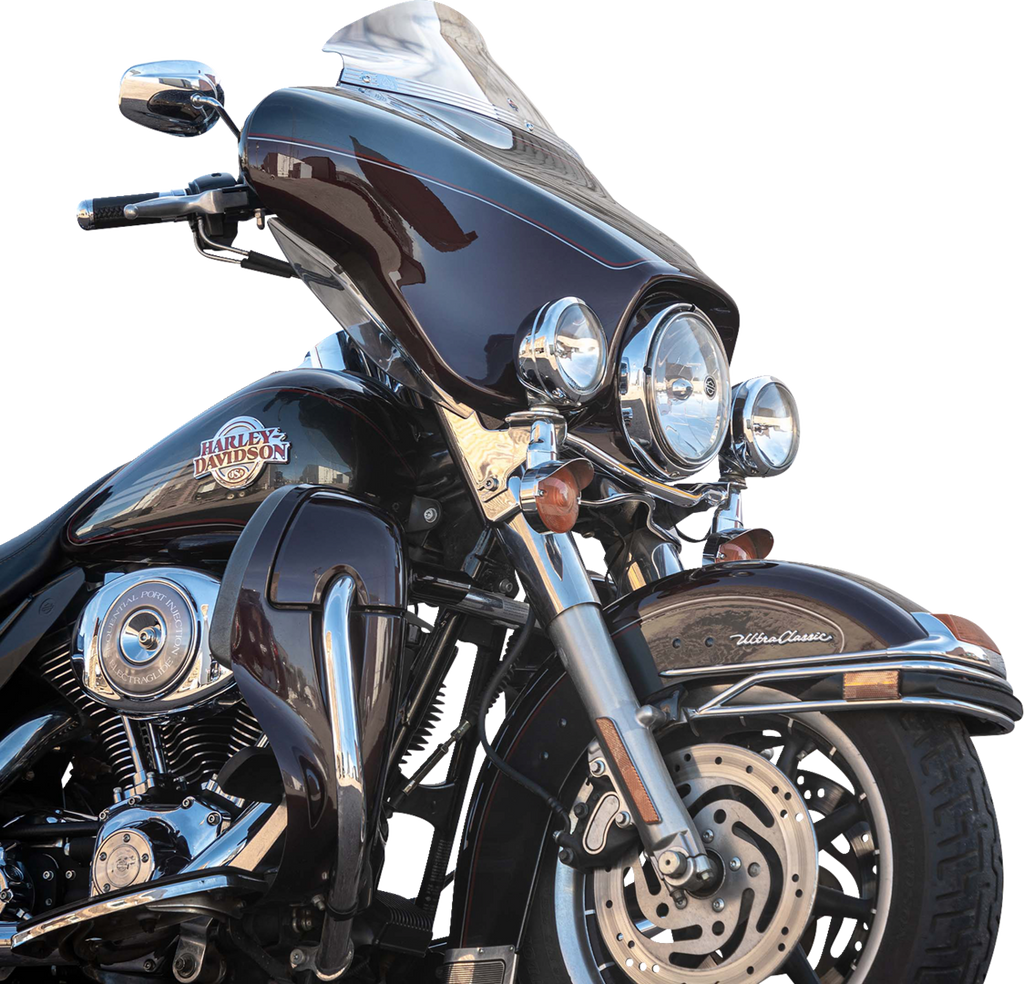 Klock Werks Flare Clear Windshield for 1996-2013 Harley-Davidson FLH, KWW-01-0701