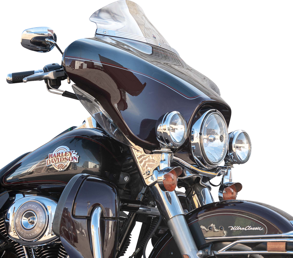 Klock Werks Flare Clear Windshield for 1996-2013 Harley-Davidson FLH, KWW-01-0701