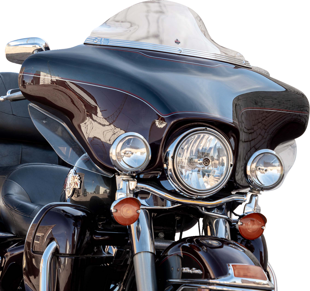 Klock Werks Flare Clear Windshield for 1996-2013 Harley-Davidson FLH, KWW-01-0701