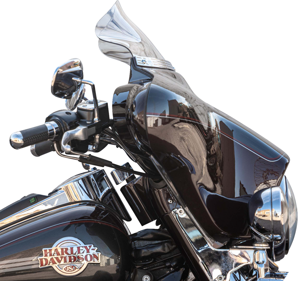 Klock Werks Flare Clear Windshield for 1996-2013 Harley-Davidson FLH, KWW-01-0701
