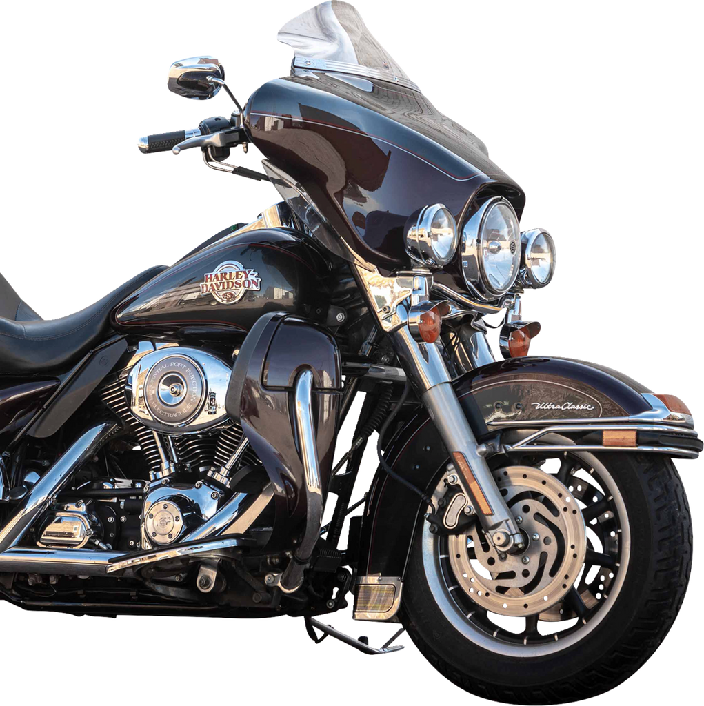 Klock Werks Flare Clear Windshield for 1996-2013 Harley-Davidson FLH, KWW-01-0701