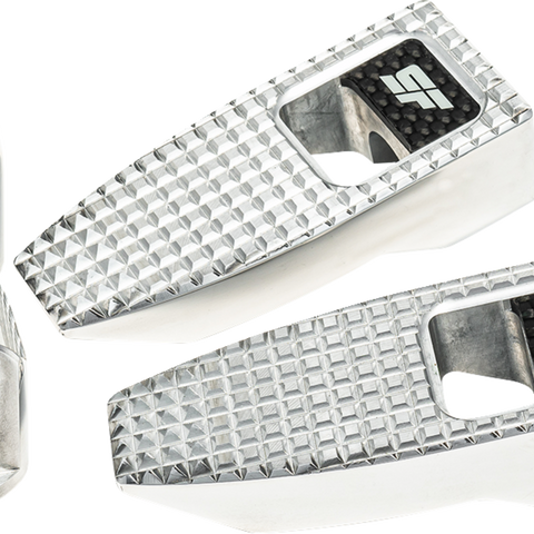 SLYFOX Speed Pegs - Silver Polished - Rear SF-903-02-2 - Team Dream Rides