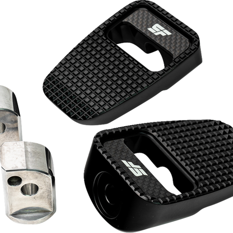 SLYFOX Footpegs - Black Anodized - Rear SF-904-02-1 - Team Dream Rides