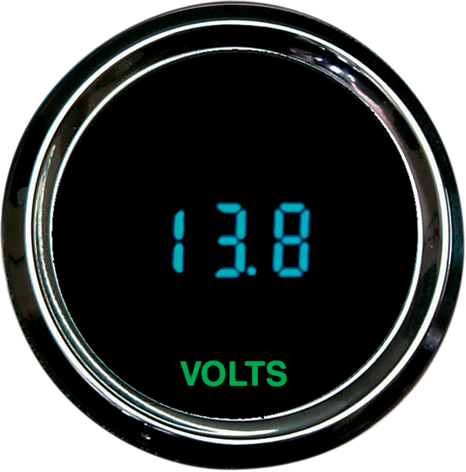 Dakota Digital HLY-3051 Voltmeter Gauge - 2-1/16 inch Digital Display