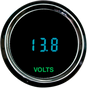 Dakota Digital HLY-3051 Voltmeter Gauge - 2-1/16 inch Digital Display