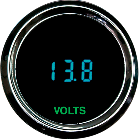 Dakota Digital HLY-3051 Voltmeter Gauge - 2-1/16 inch Digital Display