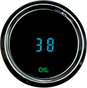 Dakota Digital HLY-3032 Oil Pressure Gauge – 2-1/16 Inch Digital Instrument for Accurate Readings