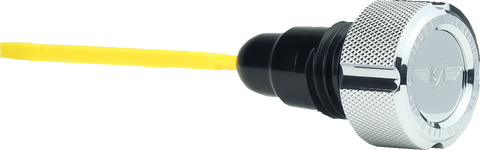 FIGURATI DESIGNS Oil Dipstick - Knurled - Polished - Twin Cam FD01-MAGDSTC-KN-SS - Team Dream Rides