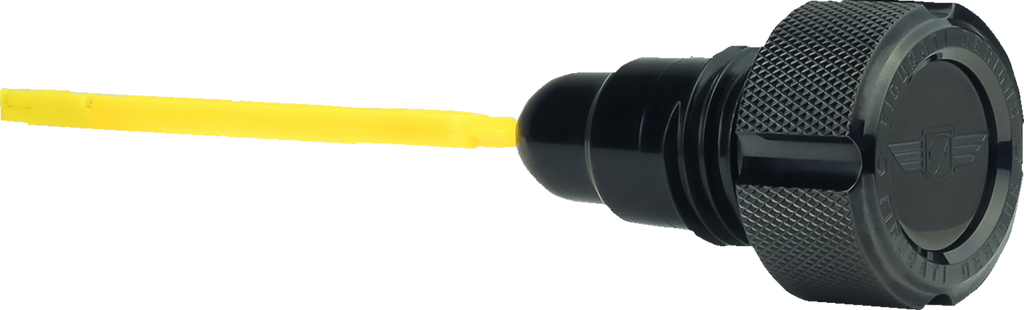 FIGURATI DESIGNS Oil Dipstick - Knurled - Black - Twin Cam FD01-MAGDSTC-KN-BLK - Team Dream Rides