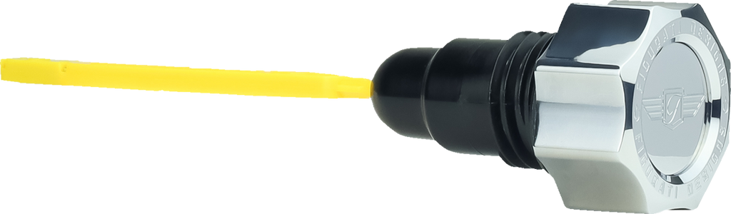 FIGURATI DESIGNS Oil Dipstick - Smooth - Polished - Twin Cam FD01-MAGDSTC-SM-SS - Team Dream Rides
