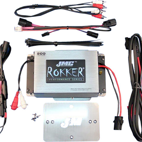 J & M 200 W Amplifier Kit - '14-'23 FLHX/FLHT/RG3 JMA6-200HR15 - Team Dream Rides