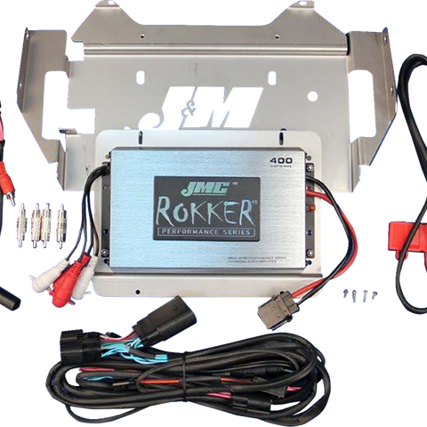 J & M 400 W 4-Channel Amplifier Kit - '14-'23 FLHTK/FLHT/FLHCUTG JMA6-400HC14-UL - Team Dream Rides