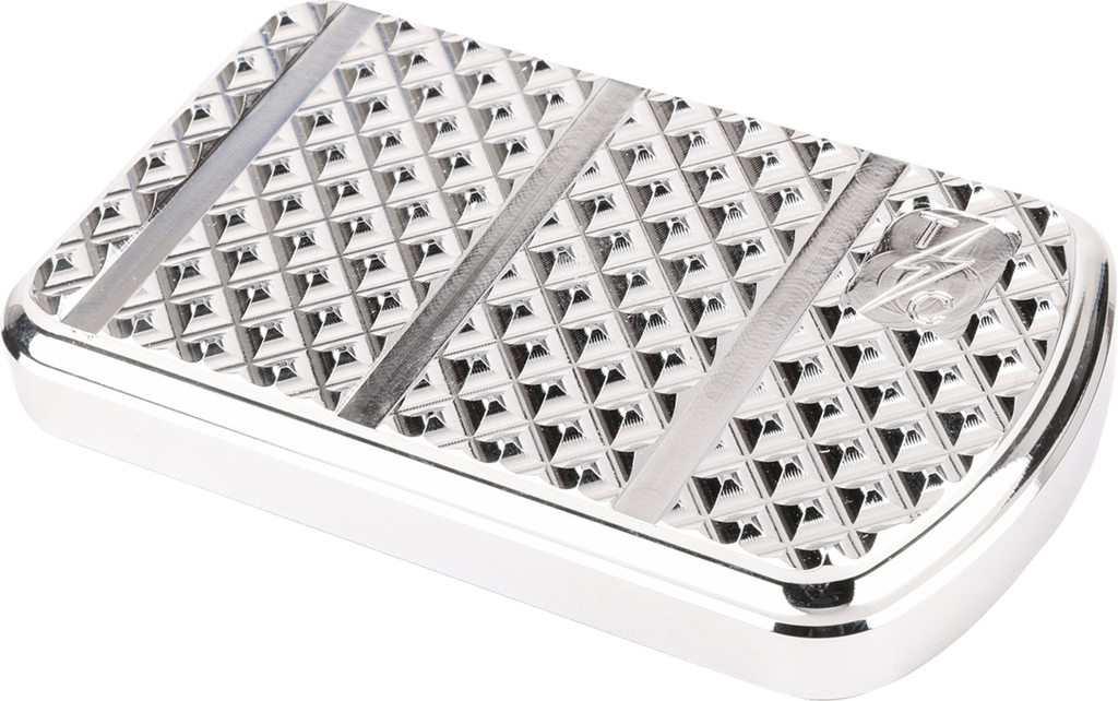 THRASHIN SUPPLY CO. Brake Pedal Pad - Chrome - FL TSC-2201-3