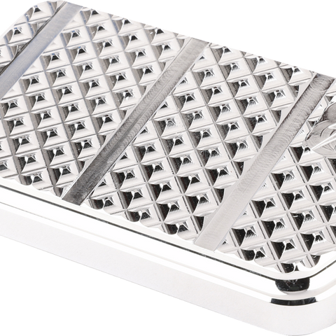 THRASHIN SUPPLY CO. Brake Pedal Pad - Chrome - FL TSC-2201-3