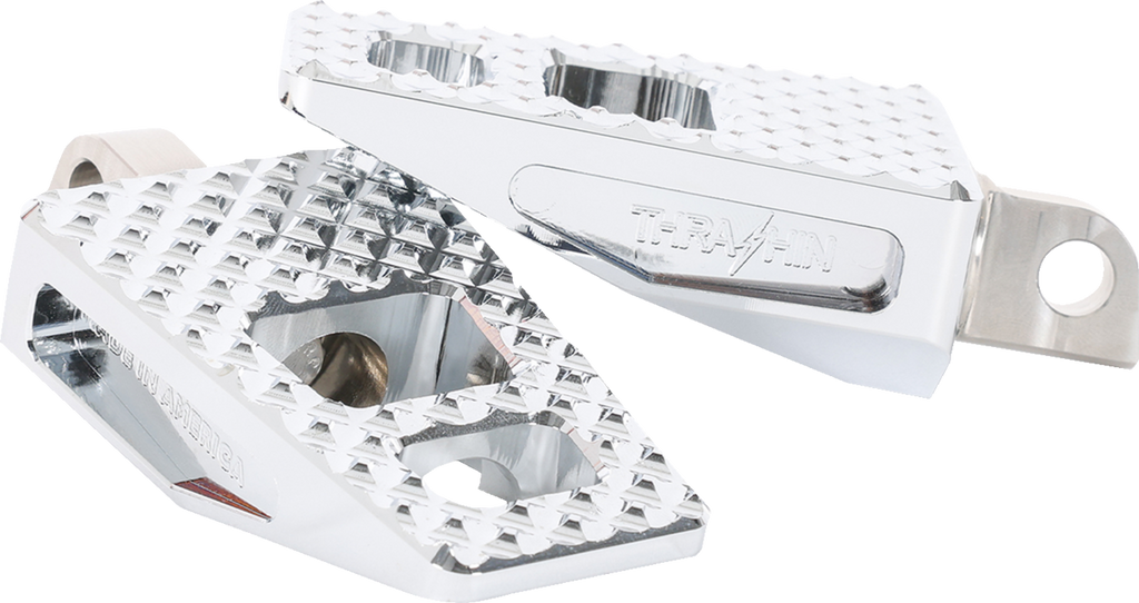 THRASHIN SUPPLY CO. P-54 Footpegs - Front/Rear - Chrome TSC-2020-3-D