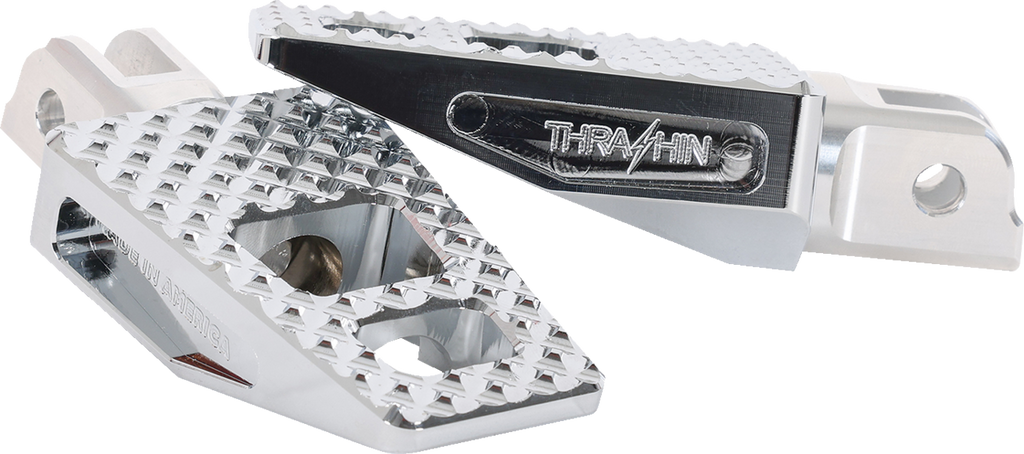 THRASHIN SUPPLY CO. P-54 Footpegs - Front - Chrome TSC-2020-3-SF