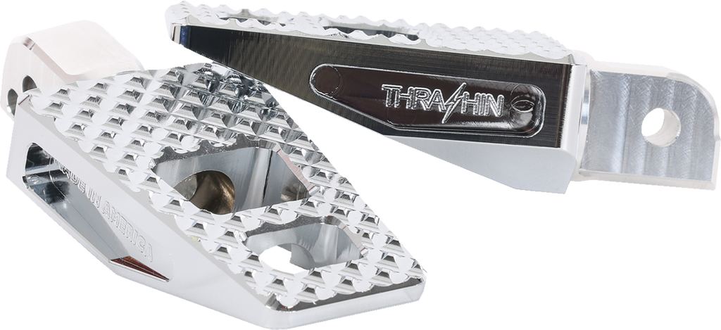 THRASHIN SUPPLY CO. P-54 Footpegs - Rear - Chrome TSC-2020-3-SR