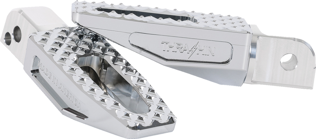 THRASHIN SUPPLY CO. P-54 Footpegs - Rear - Chrome TSC-2021-3-SR