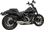 BASSANI XHAUST 1S77SSE 2-into-1 Stainless Steel Exhaust System with Superbike Muffler and Catalytic Converter