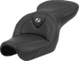 SADDLEMEN Roadsofa* Seat - Carbon Fiber - Black Stitch - without Backrest - FL '04-'05 804-04-185 - Team Dream Rides