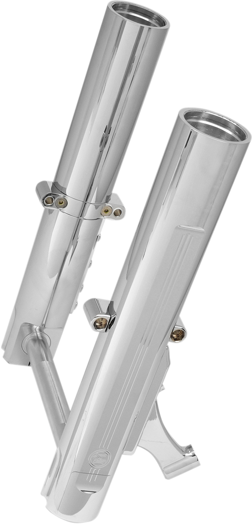 PERFORMANCE MACHINE (PM) Fork Leg Kit - Chrome - Lower - Single Disc - '14-'20 FL 0208-2099-CH - Team Dream Rides