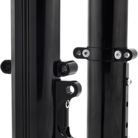 PERFORMANCE MACHINE (PM) Fork Leg Kit - Black - Lower - Single Disc - '14-'20 FL 0208-2097-B - Team Dream Rides