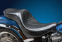 LE PERA Maverick Daddy Long Legs Seat - Black Stitched - FXST '84-'99 - Part LN-910DL - Team Dream Rides