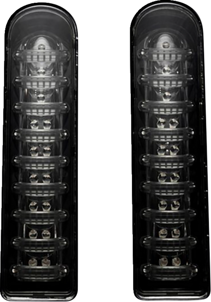 CUSTOM DYNAMICS ProBEAM® Fillerz® Dual Color Lights - Smoke with Chrome Finish (Part #PB-ECE-FILL-SC)