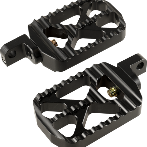 JOKER MACHINE Bear Claw Footpegs - Black - Part Number 08-646-3B - Team Dream Rides