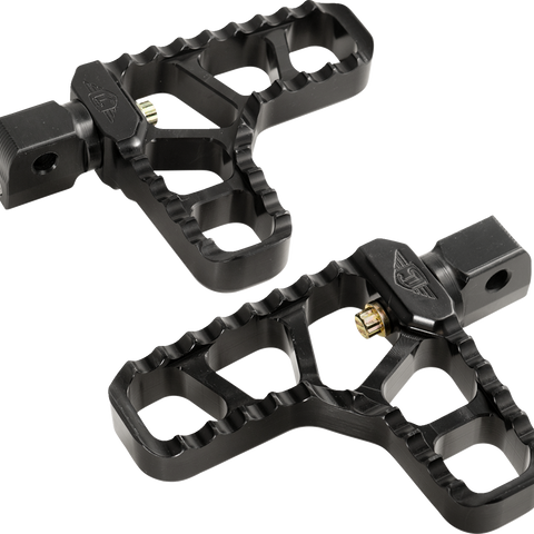 JOKER MACHINE Serrated Heel Pegs - Black - Part Number 08-62-8B - Team Dream Rides