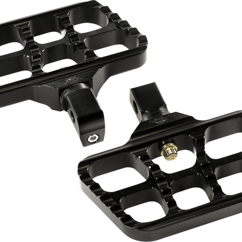 JOKER MACHINE Mini Serrated Floorboards - Black 08-644-8B - Team Dream Rides