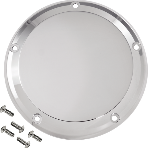JOKER MACHINE Derby Cover - 5 Hole - Smooth Chrome - M8 Softail 06-966-3 - Team Dream Rides