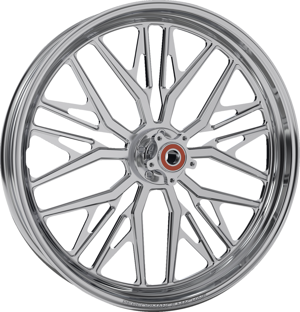 PERFORMANCE MACHINE (PM) Wheel - Nivis - Front - Dual Disc/with ABS - Black/Contrast Cut Platinum - 21x3.5 1204-7106R-NVSAJAP-B