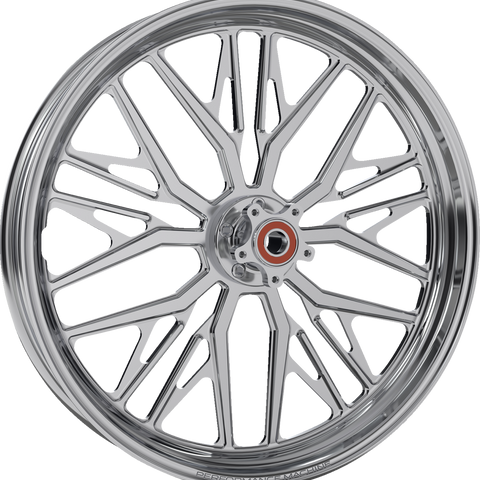 PERFORMANCE MACHINE (PM) Wheel - Nivis - Front - Dual Disc/without ABS - Chrome - 21x3.5 1202-7106R-NVSAJAP-C - Team Dream Rides