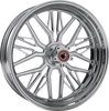 Performance Machine Nivis Rear Wheel with Single Disc and ABS - 18x5.5 - Black/Contrast Cut Platinum - Part #1269-7814R-NVSAP-BMP