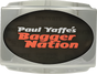 PAUL YAFFE BAGGER NATION License Plate Frame - Chrome PYO:USLP3-C-23L - Team Dream Rides