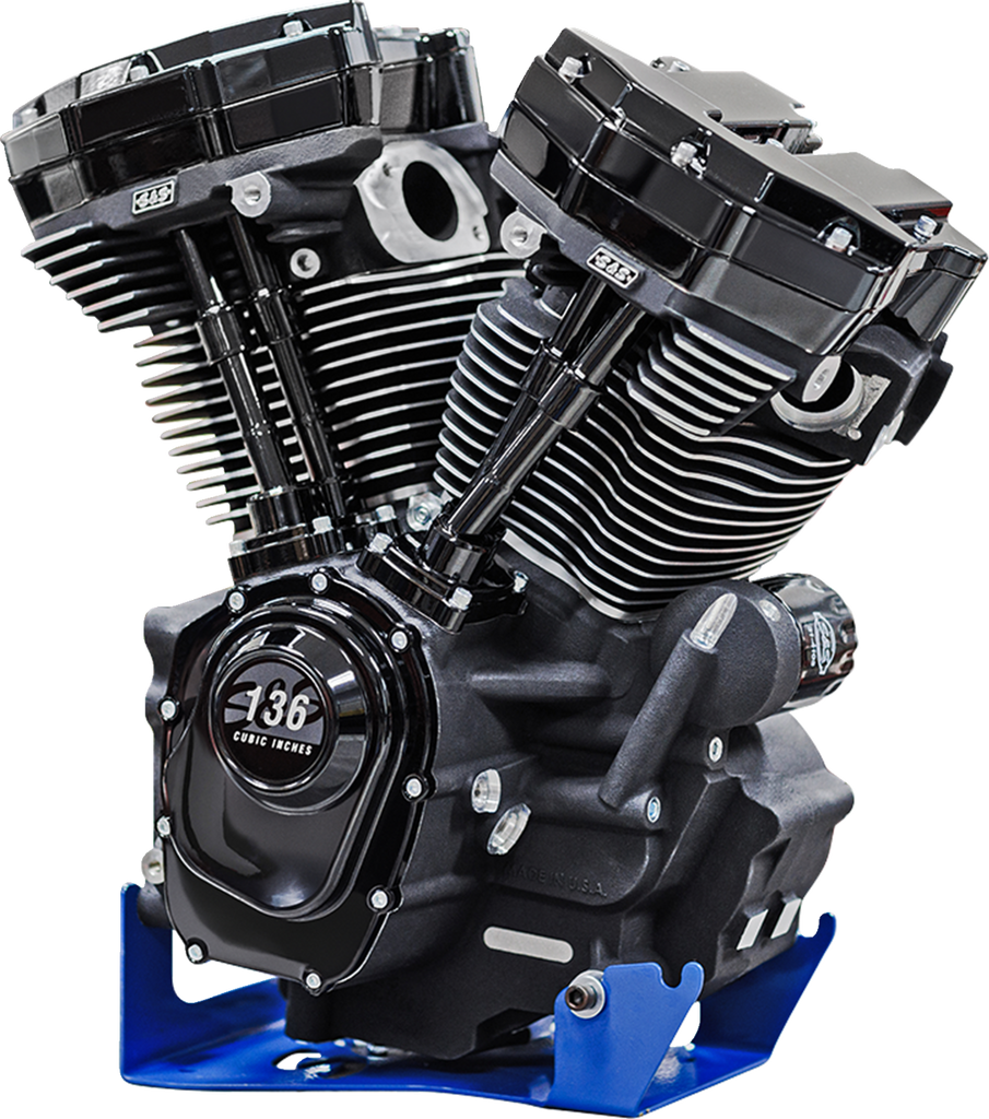S&S CYCLE MK136 Black Edition Engine - Oil Cooled - 49 State - M8 Touring 310-1290 - Team Dream Rides