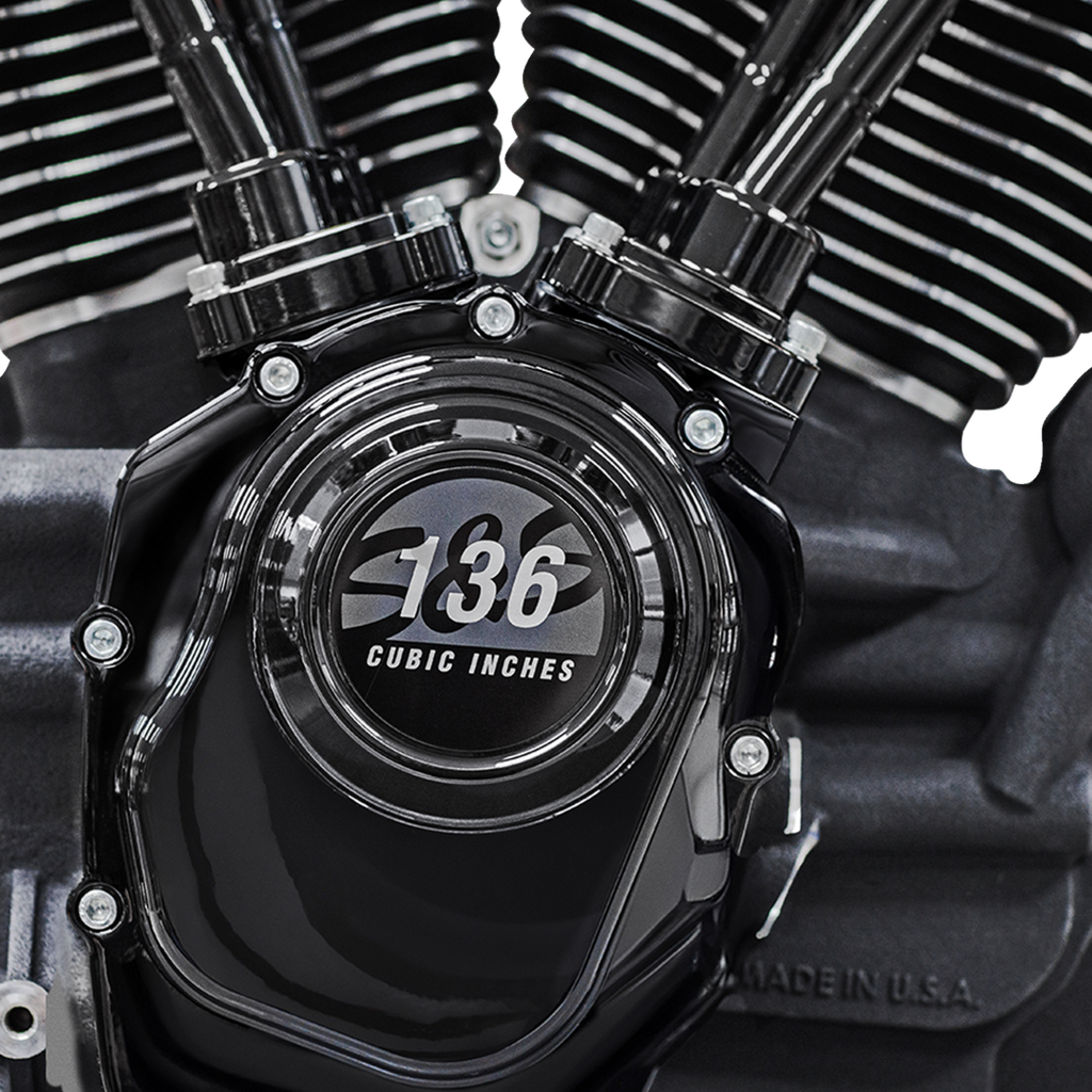 S&S CYCLE MK136 Black Edition Engine - 550G Gear Drive - Oil Cooled - Race Only - M8 Touring 310-1289 - Team Dream Rides